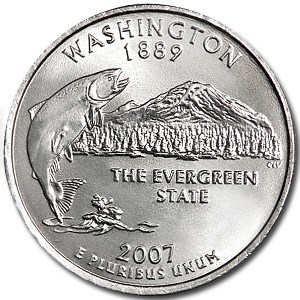 2007-D Washington State Quarter BU