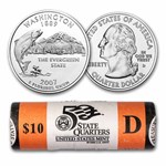 2007-D Washington Statehood Quarter 40-Coin Roll (Mint Wrapped)