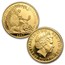 2007 GB 4-Coin Gold Britannia Proof Set (w/Box & COA)
