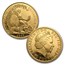 2007 GB 4-Coin Gold Britannia Proof Set (w/Box & COA)