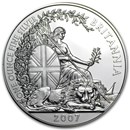 2007 Great Britain 1 oz Silver Britannia BU