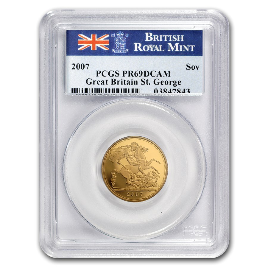 2007 Great Britain Gold Sovereign PR-69 PCGS
