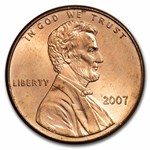 2007 Lincoln Cent 50-Coin Roll BU