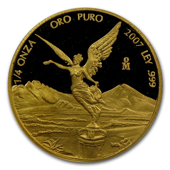 2007 Mexico 1/4 oz Proof Gold Libertad 2007 Mexico 1/4 oz Proof Gold Libertad