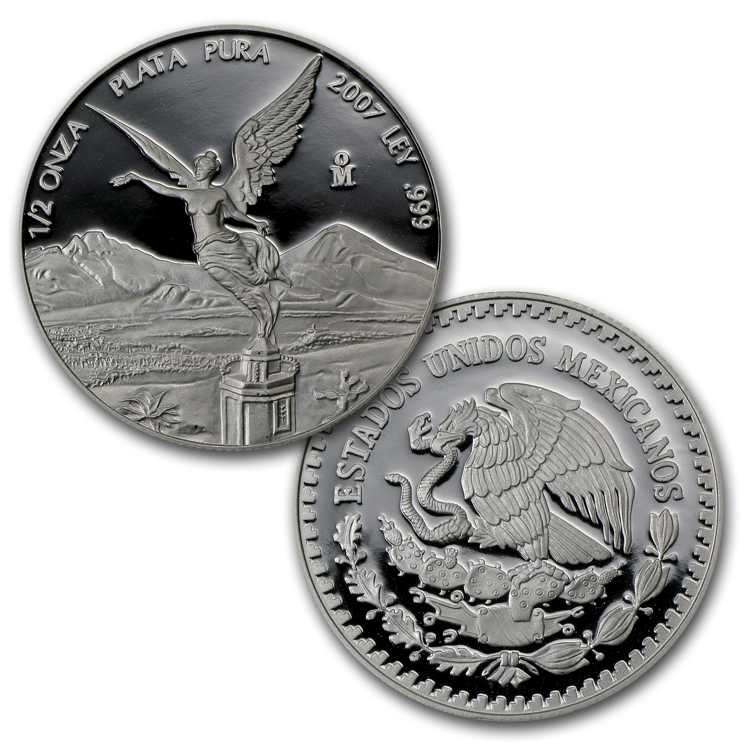 Buy 5-Coin 2007 Mexican Silver Libertad Proof Set (1.9 oz, Wood