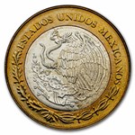 2007 Mexico Bimetallic 100 Pesos Nuevo Leon BU (2nd Edition)
