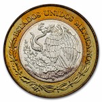 2007 Mexico Bimetallic 100 Pesos Oaxaca BU (2nd Edition)
