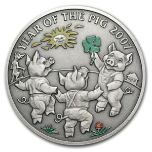 2007 Niue Chinese Calendar Series Year of the Pig The Piglets 2007 Niue Chinese Calendar Series Year of the Pig The Piglets