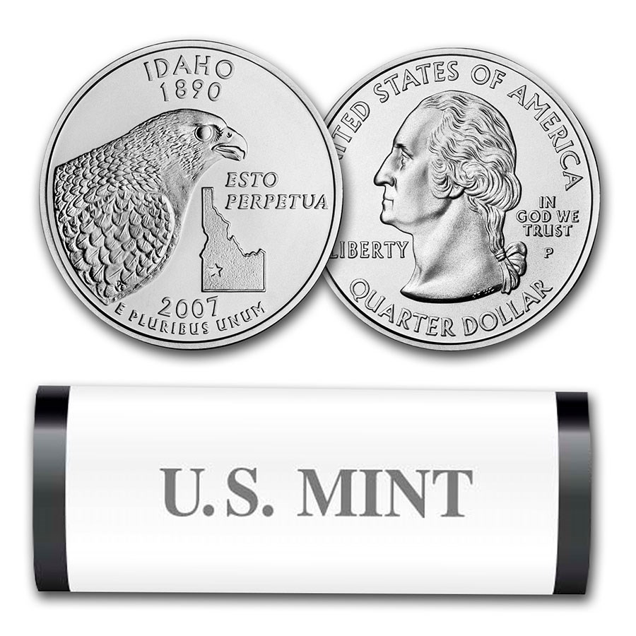 Buy 2007P Idaho Statehood Quarter 40Coin Roll (Mint Wrapped) APMEX