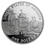 2007-P Jamestown 400th Anniv $1 Silver Commem Prf (Capsule only)