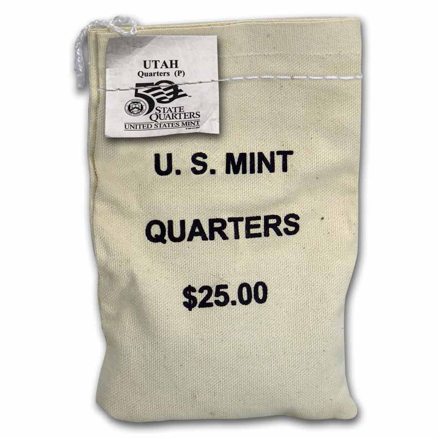 2007-P Utah State Quarter $25 Sealed Mint Bag BU