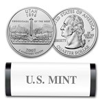 2007-P Utah Statehood Quarter 40-Coin Roll (Mint Wrapped)