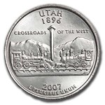 2007-P Utah Statehood Quarter 40-Coin Roll (Mint Wrapped)