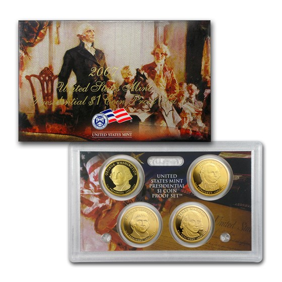 2007 Presidential Dollar Proof Set 2007 Presidential Dollar Proof Set