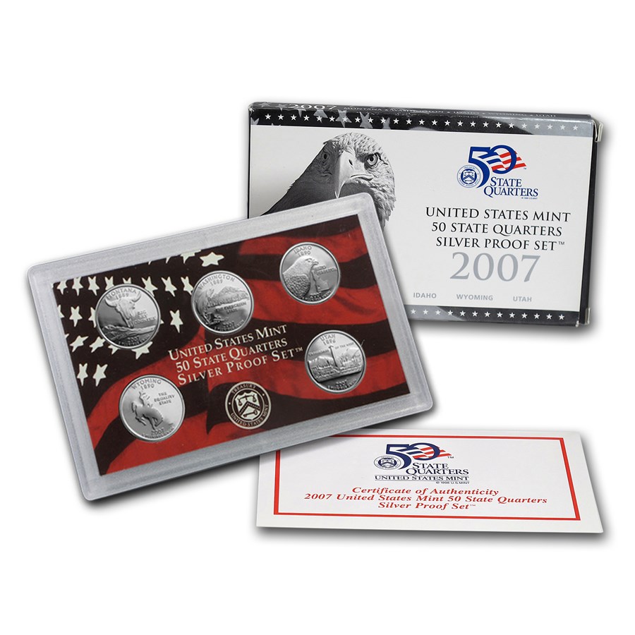 2007-S 50 State Quarters Proof Set (Silver)