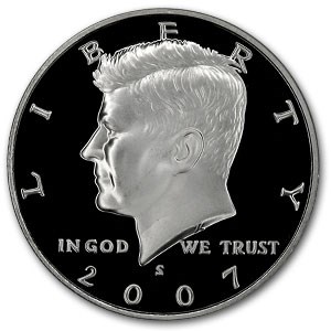 2007-S Kennedy Half Dollar Gem Proof 2007-S Kennedy Half Dollar Gem Proof
