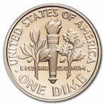 2007-S Roosevelt Dime 50-Coin Roll Proof (Clad)