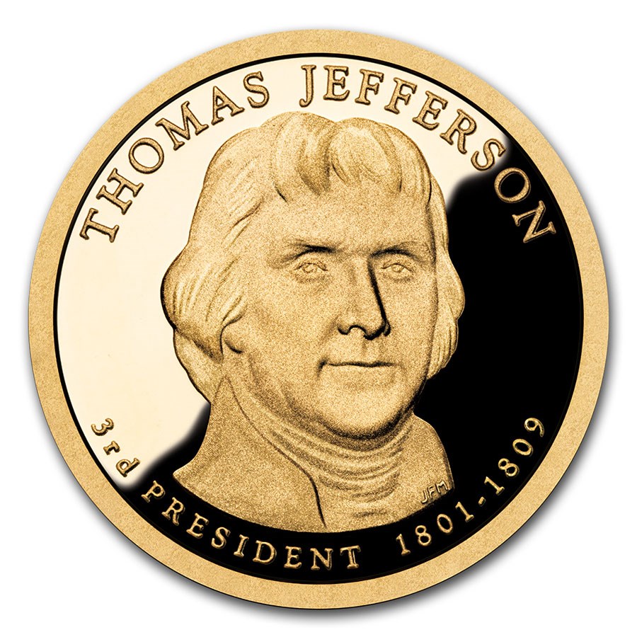 2007-S Thomas Jefferson Presidential Dollar Proof