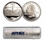 2007-S Utah State Quarter Gem Proof (Silver) 40-Coin Roll