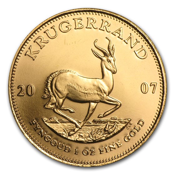 2007 South Africa 1 oz Gold Krugerrand BU 2007 South Africa 1 oz Gold Krugerrand BU
