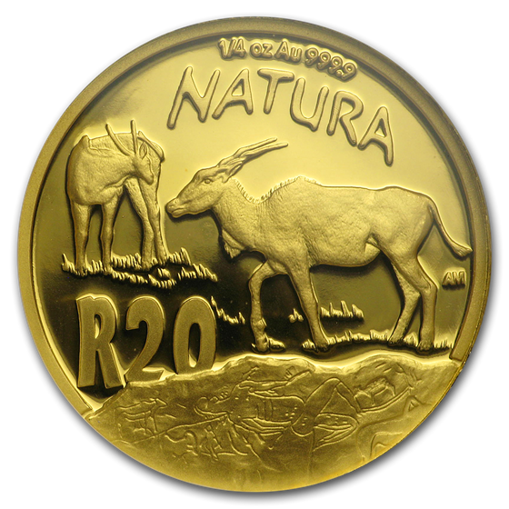 Buy 2007 South Africa 4-Coin Gold Natura Eland Proof Set PF-70 NGC | APMEX
