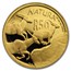 2007 South Africa 4-Coin Gold Natura Eland Proof Set