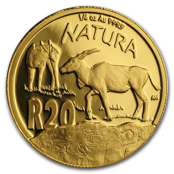 Buy 2007 South Africa 4-Coin Gold Natura Eland Proof Set | APMEX
