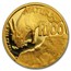 2007 South Africa 4-Coin Gold Natura Eland Proof Set