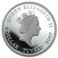 2007 Tuvalu 1 oz Silver Great White Shark Proof