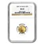 2007-W 1/10 oz Burnished American Gold Eagle MS-69 NGC