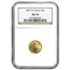 2007-W 1/10 oz Burnished American Gold Eagle MS-70 NGC