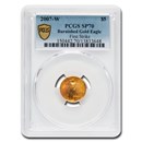 2007-W 1/10 oz Burnished Gold Eagle MS-70 PCGS (FirstStrike®) 2007-W 1/10 oz Burnished Gold Eagle MS-70 PCGS (FirstStrike®)
