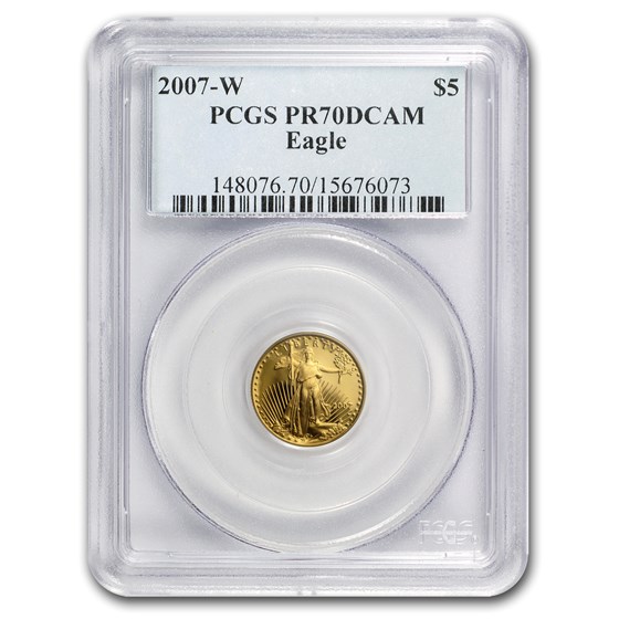2007-W 1/10 oz Proof American Gold Eagle PR-70 PCGS