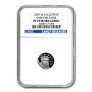 2007-W 1/10 oz Proof American Platinum Eagle PF-70 NGC (ER) 2007-W 1/10 oz Proof American Platinum Eagle PF-70 NGC (ER)