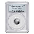 2007-W 1/10 oz Proof American Platinum Eagle PR-70 PCGS 2007-W 1/10 oz Proof American Platinum Eagle PR-70 PCGS