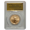 2007-W 1/2 oz Burnished Amer. Gold Eagle SP-70 PCGS (Gold Foil) 2007-W 1/2 oz Burnished Amer. Gold Eagle SP-70 PCGS (Gold Foil)