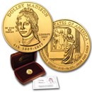 2007-W 1/2 oz Gold Dolley Madison BU (w/Box & COA)