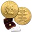 2007-W 1/2 oz Gold Jefferson's Liberty BU (w/Box & COA)