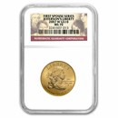 2007-W 1/2 oz Gold Jefferson's Liberty MS-70 NGC