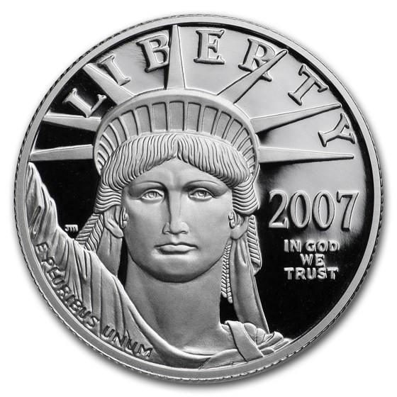 2007-W 1/2 oz Proof American Platinum Eagle (Capsule Only)