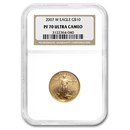 2007-W 1/4 oz Proof American Gold Eagle PF-70 UCAM NGC