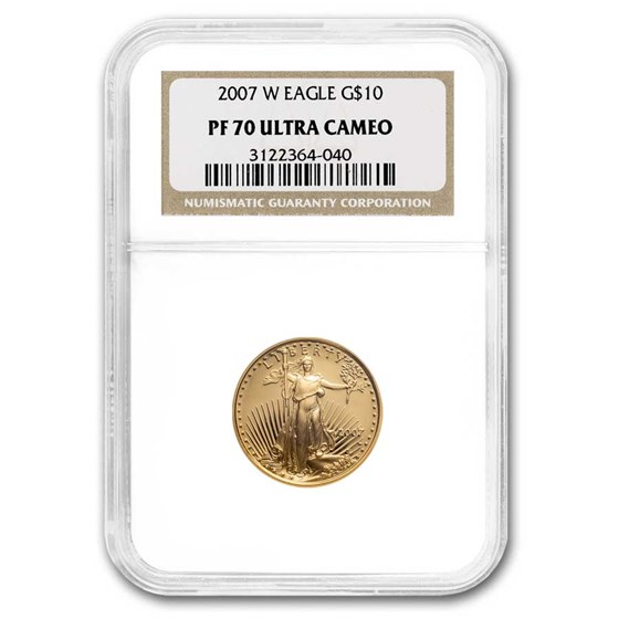 2007-W 1/4 oz Proof American Gold Eagle PF-70 UCAM NGC 2007-W 1/4 oz Proof American Gold Eagle PF-70 UCAM NGC