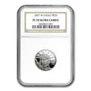 2007-W 1/4 oz Proof American Platinum Eagle PF-70 UCAM NGC