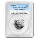 2007-W 1/4 oz Proof American Platinum Eagle PR-69 PCGS