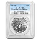 2007-W 1 oz Burnished American Platinum Eagle SP/MS-69 PCGS
