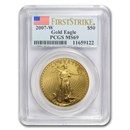 2007-W 1 oz Burnished Gold Eagle MS-69 PCGS (FS)