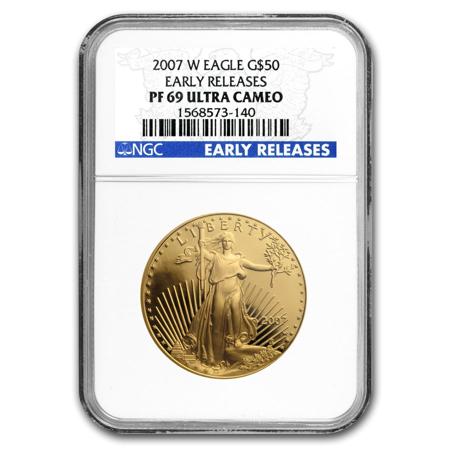 2007-W 1 oz Proof American Gold Eagle PF-69 NGC (ER)