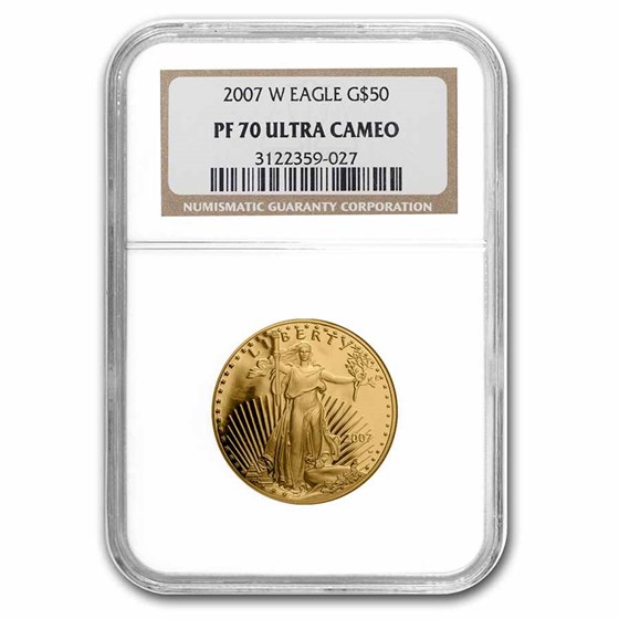 2007-W 1 oz Proof American Gold Eagle PF-70 UCAM NGC 2007-W 1 oz Proof American Gold Eagle PF-70 UCAM NGC