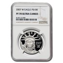 2007-W 1 oz Proof American Platinum Eagle PF-70 UCAM NGC