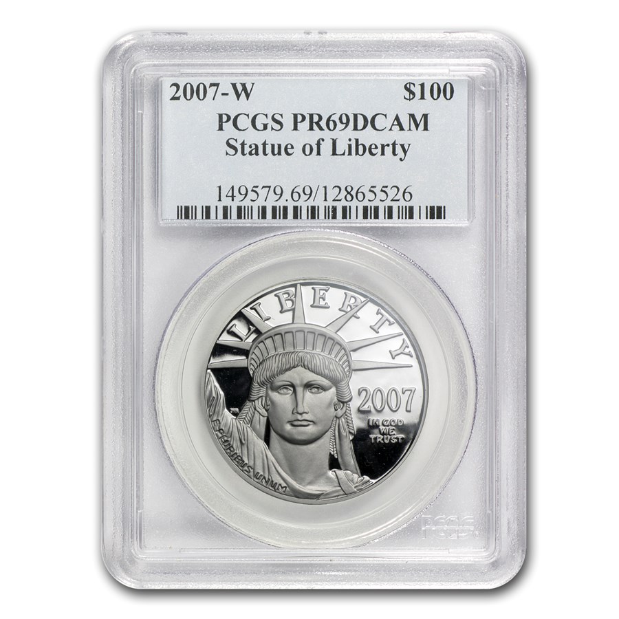 2007-W 1 oz Proof American Platinum Eagle PR-69 PCGS
